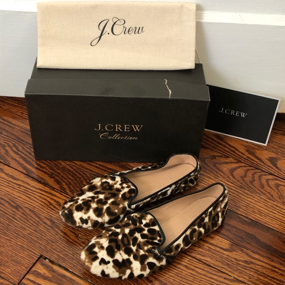 JCrew Collection Genuine Calf Hair Loafers